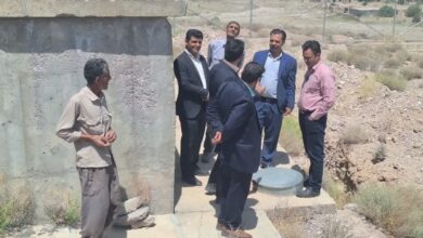 وارد مدار شدن چاه اضطراری برای رفع مشکل افت فشار آب در روستاهای خاتم