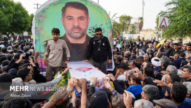 تشییع پیکر مطهر شهید «سعید آذربادگان» در بندرعباس تشییع پیکر مطهر شهید «سعید آذربادگان» در بندرعباس