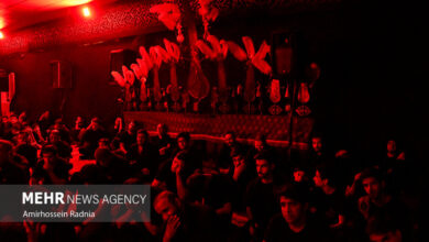 عزاداری شب عاشورای حسینی در مسجد عاشورای بیرجند