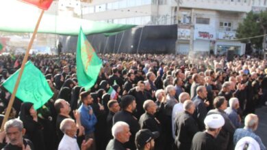 «نصر من الله و فتح قریب»نوای مردم ایلام در تاسوعای حسینی