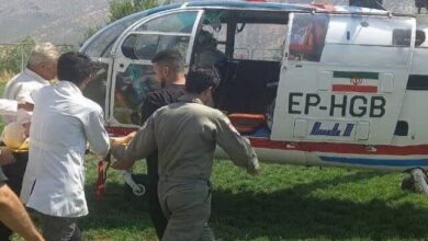 نجات معجزه‌آسای کودک سروآبادی با بالگرد اورژانس هوایی