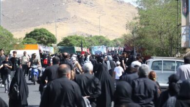 راهپیمایی باشکوه جاماندگان اربعین در زنجان