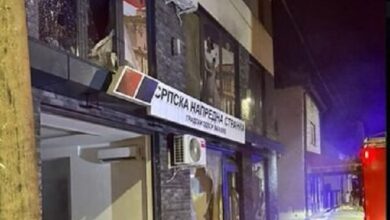 شعله‌ور شدن اعتراضات در صربستان؛ حمله به ساختمان‌های دولتی+فیلم