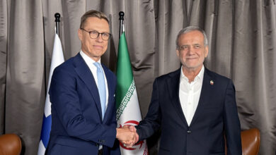 روسای جمهور ایران و فنلاند با یکدیگر دیدار کردند