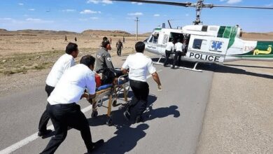 واژگونی پراید در جاده گرمسار به قم با ۵ مصدوم