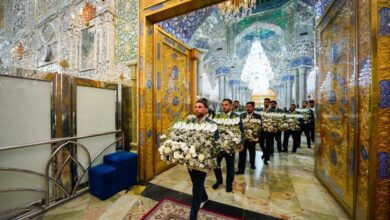 آذین بندی حرم امام علی و امام حسین(ع) در سالروز ولادت حضرت زینب(س)/عکس آذین بندی حرم امام علی و امام حسین(ع) در سالروز ولادت حضرت زینب(س)/عکس