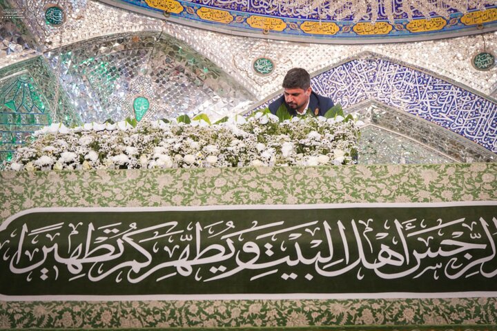 آذین بندی حرم امام علی و امام حسین(ع) در سالروز ولادت حضرت زینب(س)/عکس