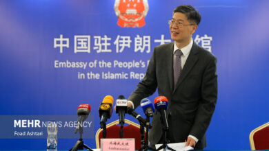 نشست خبری سفیر چین در تهران