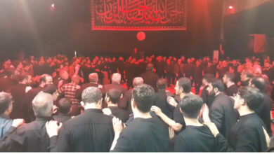 برگزاری مراسم عزاداری سوگواری شهادت حضرت زهرا(س) در مسجد جنرال