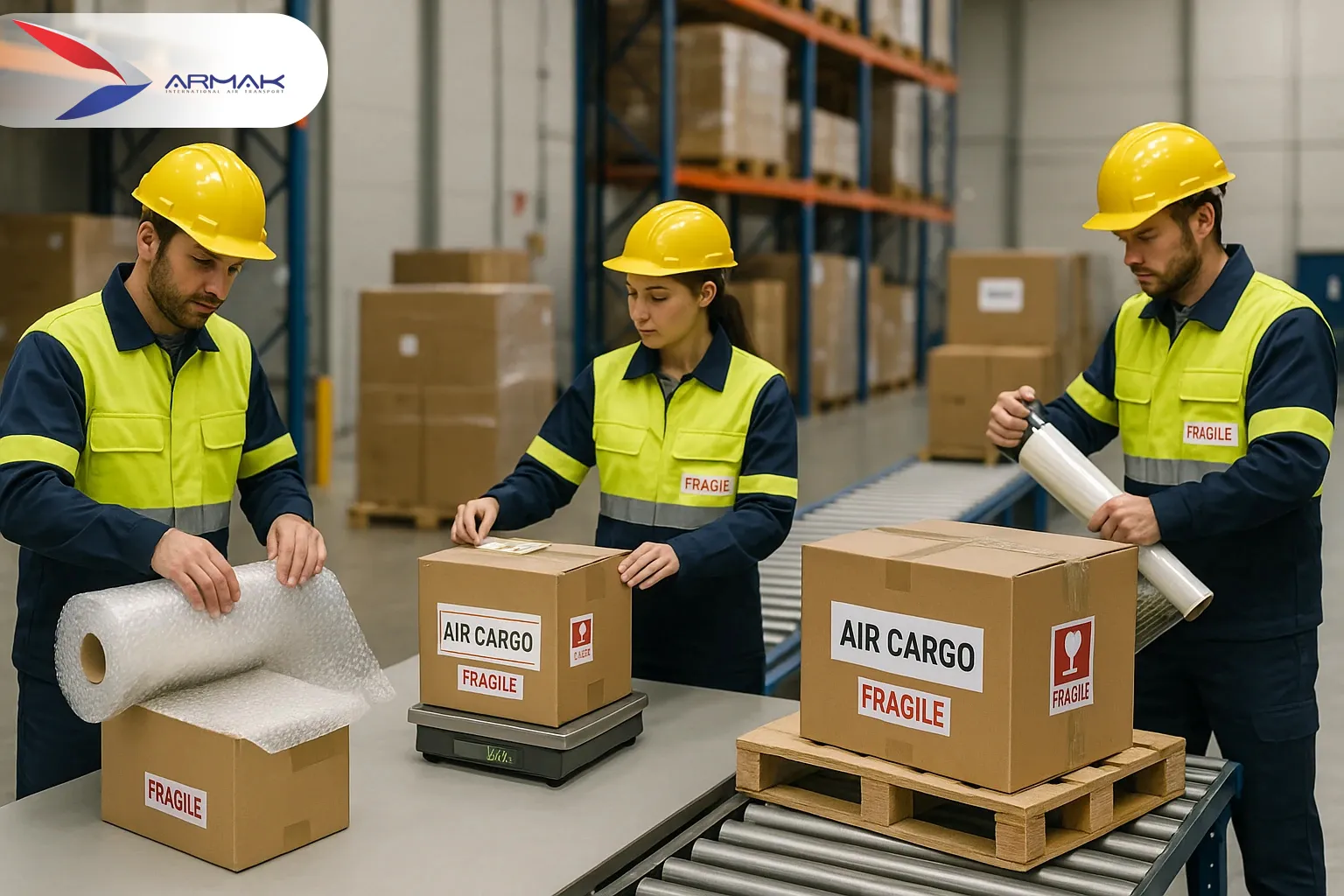 بسته‌بندی استاندارد (در ارسال بار هوایی به کانادا)