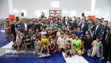 افتتاح چند پروژه ورزشی با حضور رئیس مجلس در مشهد