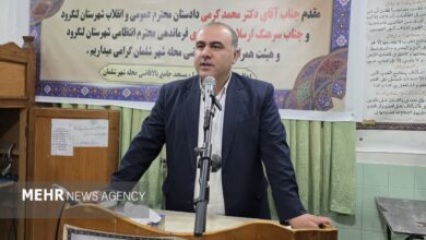 فرماندار لنگرود: پروژه‌های عمرانی شلمان با جدیت پیگیری می‌شود