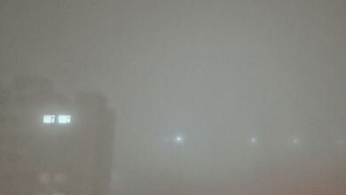 همزمانی آلودگی بالا و مه غلیظ در شهر اراک