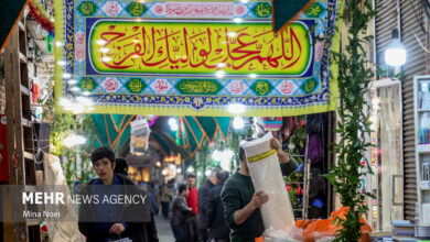 حضور سبز انتظار؛ بازار تبریز، تجلی عشق و امید در میلاد قائم آل محمد