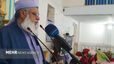 امام جمعه اهل سنت خاش: شهدای خدمت مصداق بارز وحدت و همدلی بودند