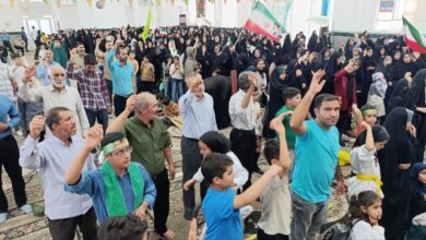 جشن بزرگ غدیر خم در حسینیه صاحب‌الزمان (عج) بهاباد برگزار شد