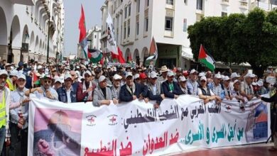 اعلام همبستگی مراکشی‌ها با مردم فلسطین در سالروز «نکسه»