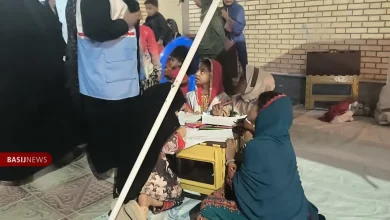 نقاشی دانش‌آموزان فنوج در گرامیداشت یاد شهدای مظلوم دانش‌آموز