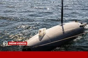اولین فیلم از زیرسطحیِ هوشمند آمریکا که در تنگه هرمز شکار شد