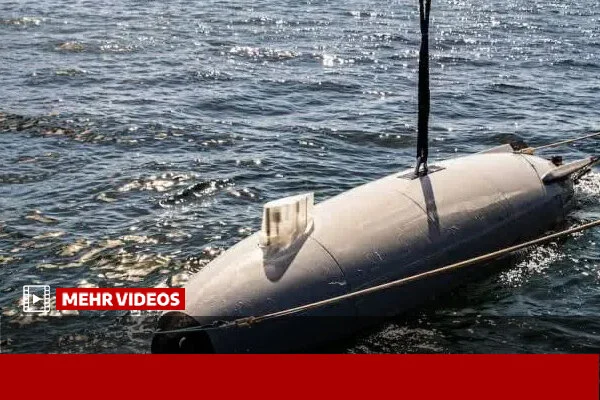 اولین فیلم از زیرسطحیِ هوشمند آمریکا که در تنگه هرمز شکار شد