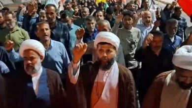 راهپیمایی شبانه مردم انقلابی آبدان