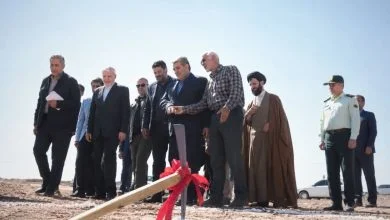 کلنگ زنی یک مجتمع رفاهی و گردشگری در گرمسار