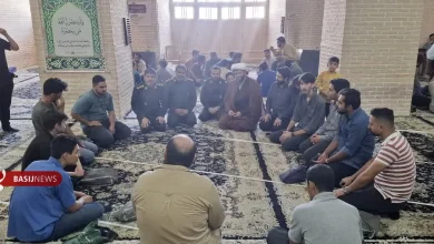 برپایی میقات‌الصالحین بسیجیان ناحیه امام حسن(ع) استان قزوین در مصلای نماز جمعه