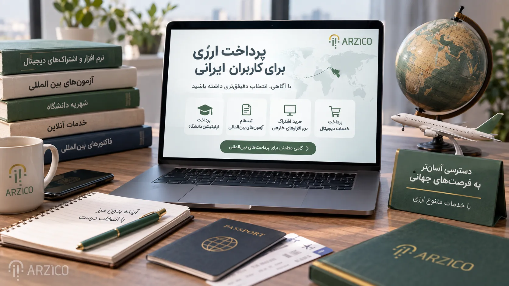 ریجن حساب و کشور صادرکننده ابزار پرداخت | ارزیکو