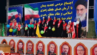دختران سیدعلی در جوار شهدا، سرود انتظار و ایستادگی سر دادند
