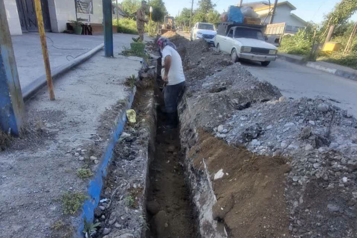 روستای کیسم آستانه اشرفیه به شبکه آب شرب پایدار متصل شدند