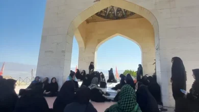 بازدید بسیجیان کاروان راهیان نور گرگان از یادمان شهدای بازی‌دراز