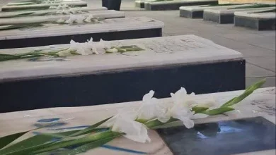غبار روبی مزار شهدا در بویین زهرا انجام شد