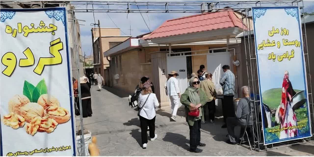 ظرفیت‌های کشاورزی تفرش در قاب جشنواره گردوی روستای طاد