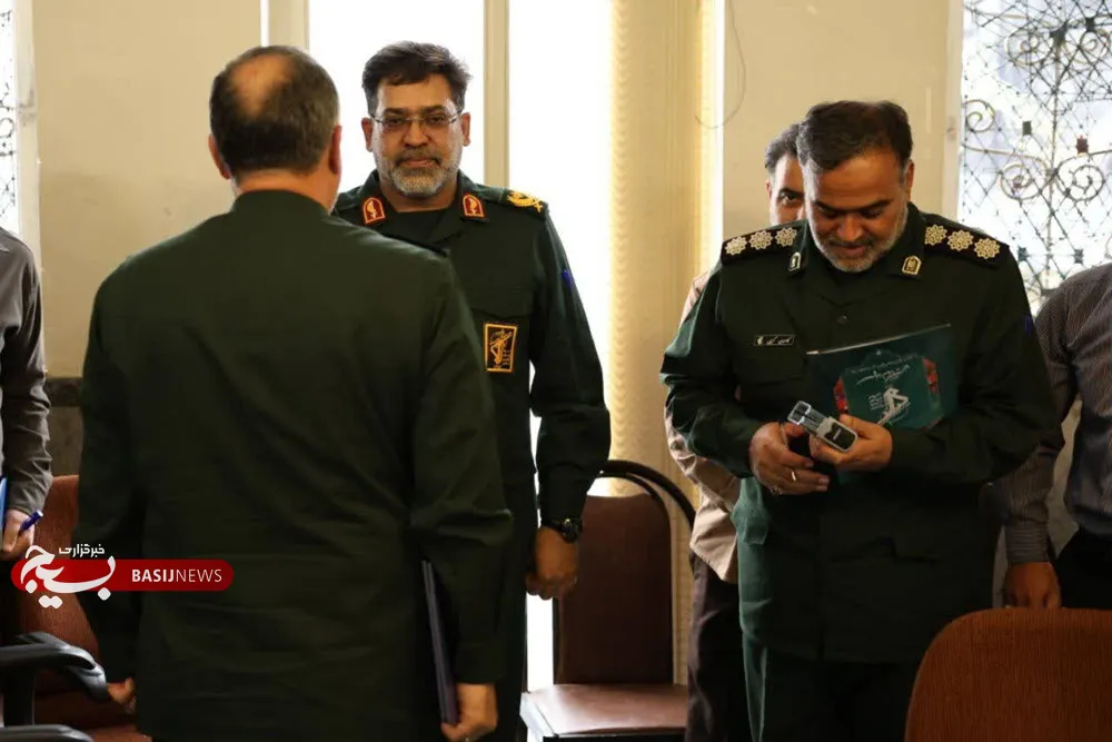 آیین سنگرسپاری معاون هماهنگ‌کننده سپاه انصارالحسین(ع) استان همدان برگزار شد