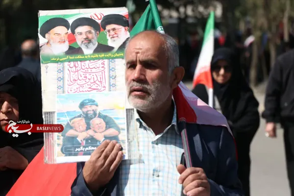 زنجیره انسانی جان فدا مشهد